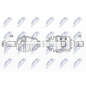 Приводной вал NTY NPW-MS-073