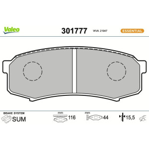 Jarrupala, levyjarru VALEO 301777