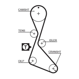 Timing Belt GATES 5370XS
