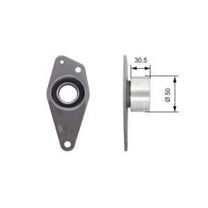Deflection Pulley/Guide Pulley, timing belt GATES T42088