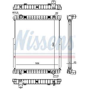Radiaator,mootorijahutus NISSENS 63332