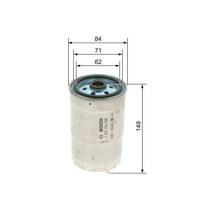 Kütusefilter BOSCH 1 457 434 106
