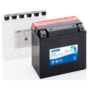 Стартерная аккумуляторная батарея EXIDE ETX9C-BS