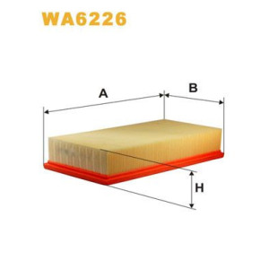 Воздушный фильтр WIX FILTERS WA6226
