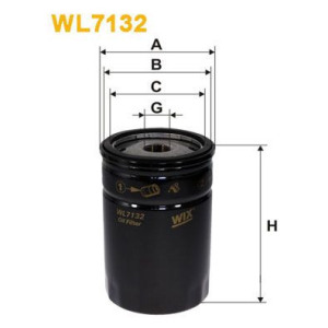 Масляный фильтр WIX FILTERS WL7132