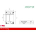 Rattalaagrikomplekt Schaeffler FAG 713 6235 60