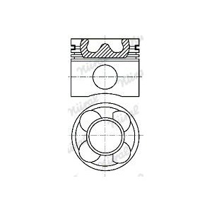 Piston NÜRAL 87-114400-40