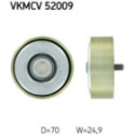 Deflection/Guide Pulley, V-ribbed belt SKF VKMCV 52009