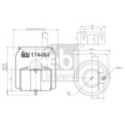 Lõõts,õhkvedrustus FEBI BILSTEIN 174464