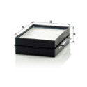 Filter, cabin air MANN-FILTER CU 1722