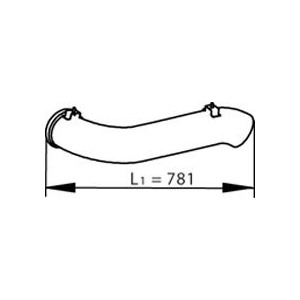 Exhaust Pipe DINEX 81729