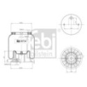 Metallipalje, ilmajousitus FEBI BILSTEIN 38734