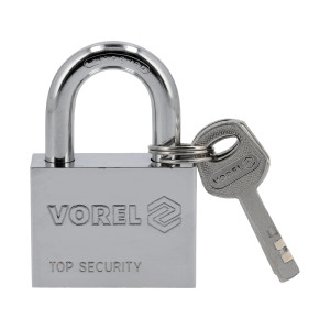 VOREL 77004 tsingitud tabalukk 40 mm 4 võtmega