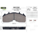 Brake Pad Set, disc brake VALEO 882286