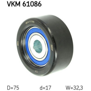 Deflection/Guide Pulley, V-ribbed belt SKF VKM 61086