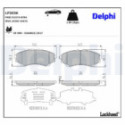 Комплект тормозных колодок, дисковый тормоз DELPHI LP2036