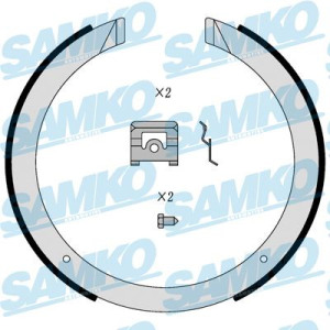 Комплект тормозных колодок, стояночная тормозная система SAMKO 81098