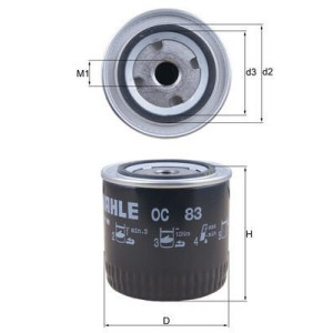 Oil Filter KNECHT OC 83