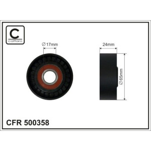 Натяжной ролик, поликлиновой ремень CAFFARO 500358