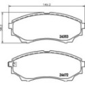 Brake Pad Set, disc brake HELLA 8DB 355 012-381