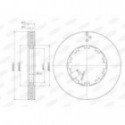 Brake Disc BERAL BCR225A