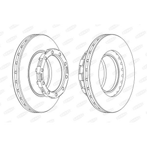 Brake Disc BERAL BCR168A
