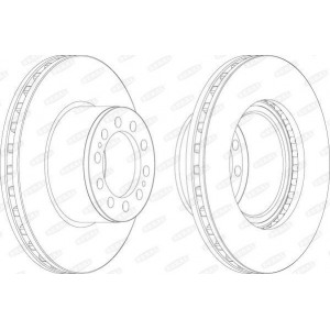 Тормозной диск BERAL BCR323A