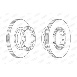 Brake Disc BERAL BCR318A