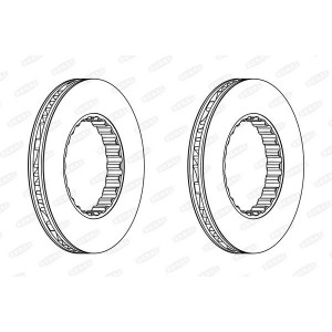 Brake Disc BERAL BCR348A