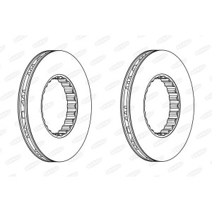 Brake Disc BERAL BCR259A