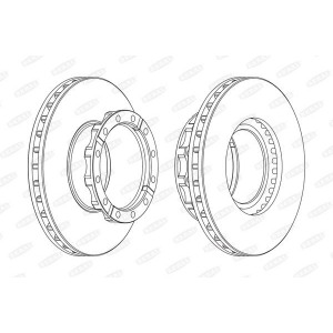 Brake Disc BERAL BCR254A