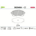 Brake Pad Set, disc brake VALEO 302540A