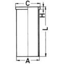 Silindrihülss KOLBENSCHMIDT 89002190
