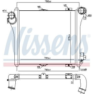 Интеркулер NISSENS 97075