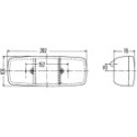 Задний фонарь HELLA 2SD 001 699-061