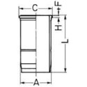 Silindrihülss KOLBENSCHMIDT 89593110