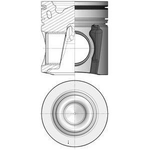 Piston KOLBENSCHMIDT 41218600