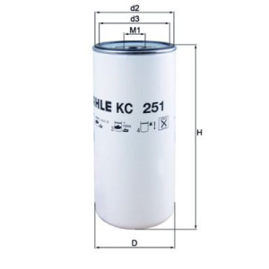 Топливный фильтр MAHLE KC 251