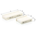 Filter,salongiõhk MANN-FILTER CU 17 009-2