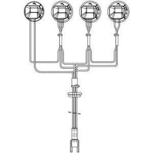 Кабельный комплект, основная фара HELLA 8KA 155 372-001