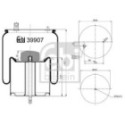 Bellow, air suspension FEBI BILSTEIN 39907