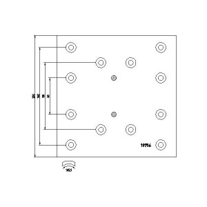 Brake Lining Kit, drum brake TEXTAR 1971601