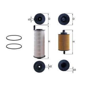 K&uuml;tusefilter MAHLE KX 646KIT