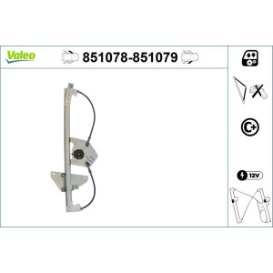 Стеклоподъемник VALEO 851078
