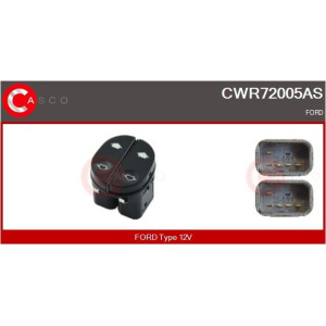 Выключатель, стеклолодъемник CASCO CWR72005AS