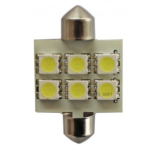 SCT 210147 LED-polttimo C5W 10W 12V 6×5050 T11×31 SV8.5