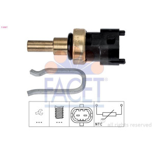 Sensor, coolant temperature FACET 7.3357