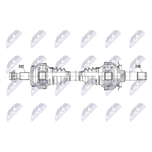 Drive Shaft NTY NPW-ME-188