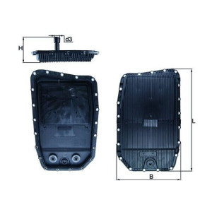 Oil Sump, automatic transmission MAHLE HX 152