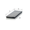 Filter,salongiõhk MANN-FILTER CUK 37 001
